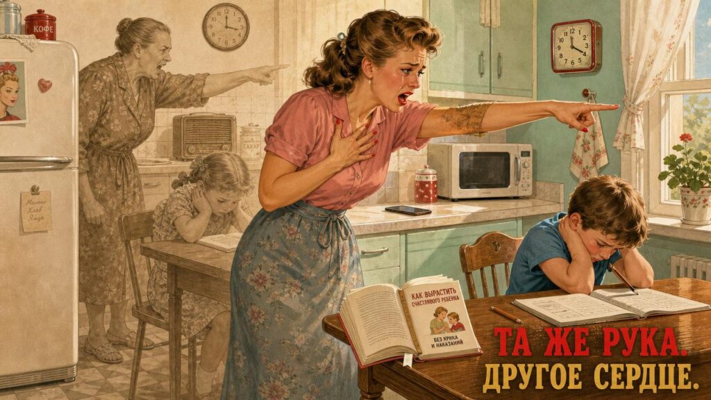 Мама кричала на тебя — ты кричишь на своих. Но между вами есть одно ключевое отличие.
