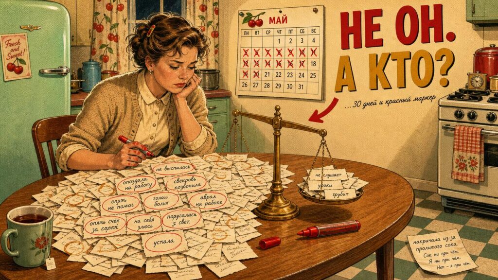 Я записала, из-за чего кричу. За месяц стало ясно — ребёнок ни при чём.